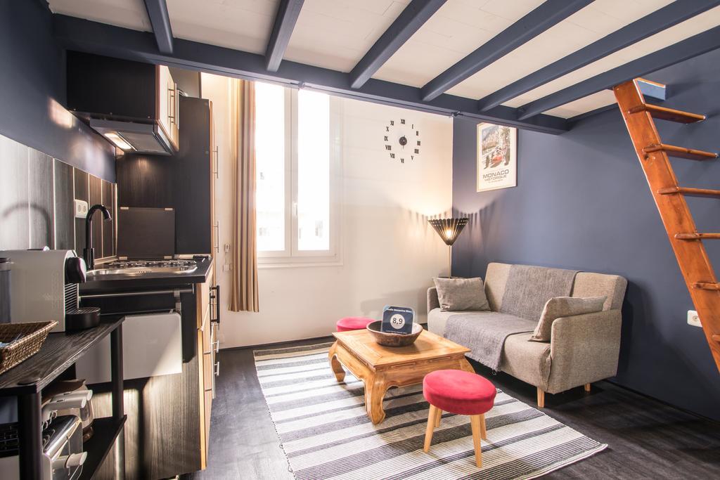 Studio Mezzanine Bleu Roquebrune-Cap-Martin Exterior foto